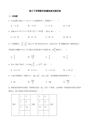 湖北省新高考协作体高三下学期数学质量检测巩固及答案.pdf