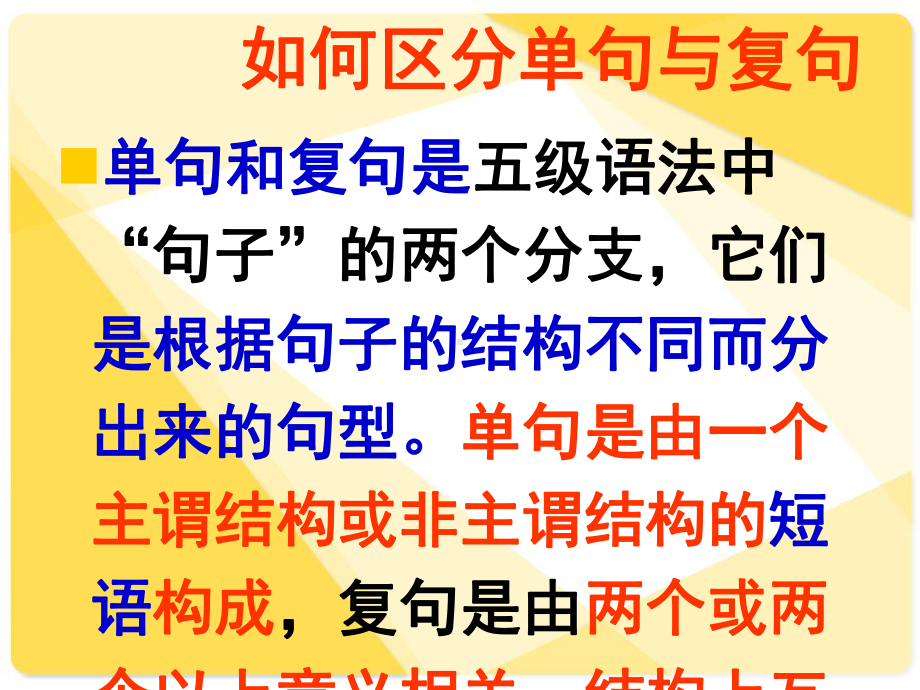 九年级中考复习单句和复句的区别-课件(共14张PPT).ppt_第2页