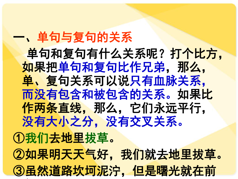 九年级中考复习单句和复句的区别-课件(共14张PPT).ppt_第3页