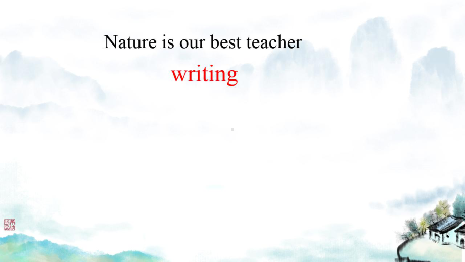 Unit 5 Writing Learning from nature演讲稿 ppt课件-（2019）新外研版高中英语选择性必修第三册.pptx_第1页