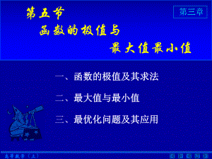 函数的极值与最大值最小值ppt课件.ppt