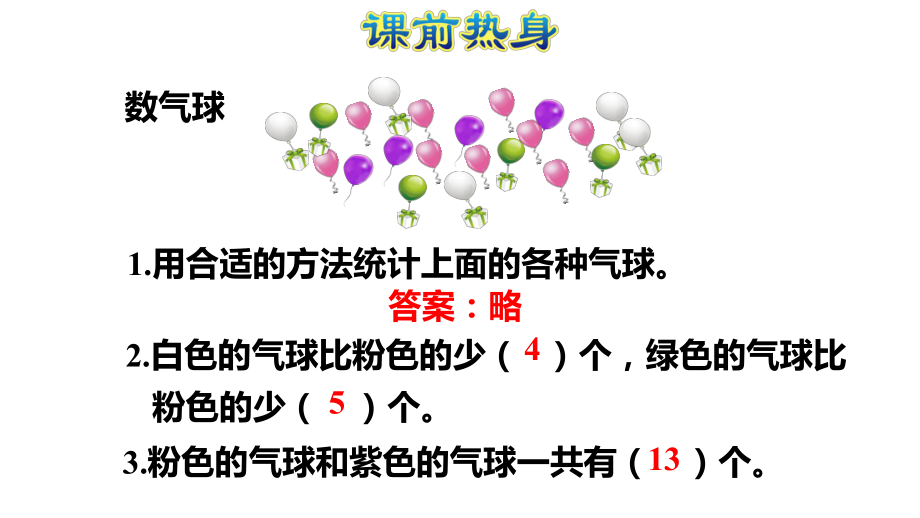 人教版二年级下册数学习题第一单元-单元能力提升-第一单元-数据收集整理-课件(共14张PPT).ppt_第2页