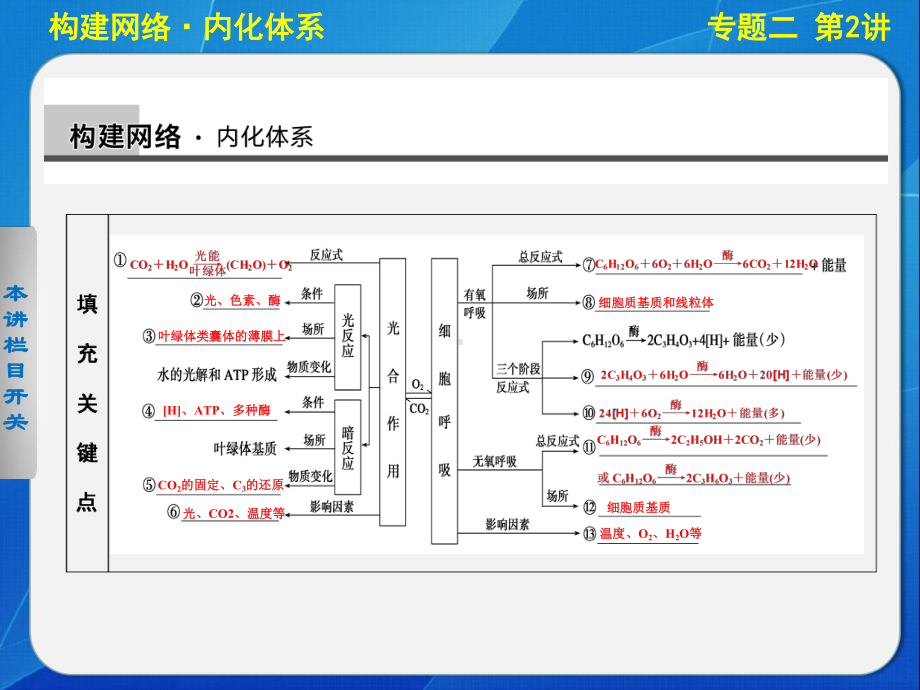 二轮专题突破：光合作用与细胞呼吸课件.ppt_第2页