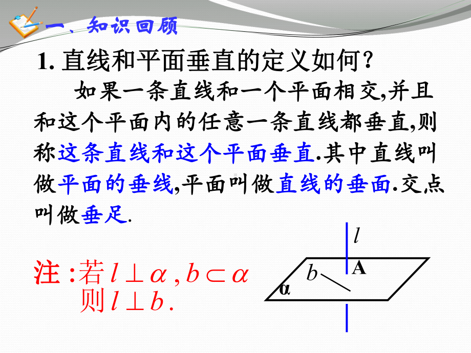 2.3.3《直线与平面垂直的性质》教学课件.pptx_第3页