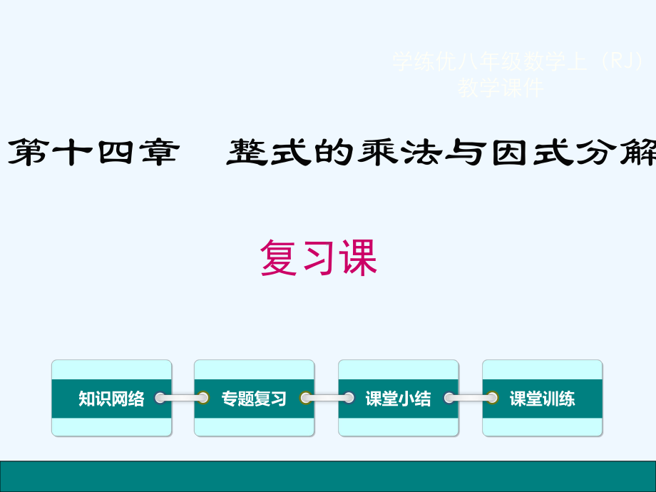 初二数学第十四章-整式的乘法与因式分解复习课件.ppt_第1页