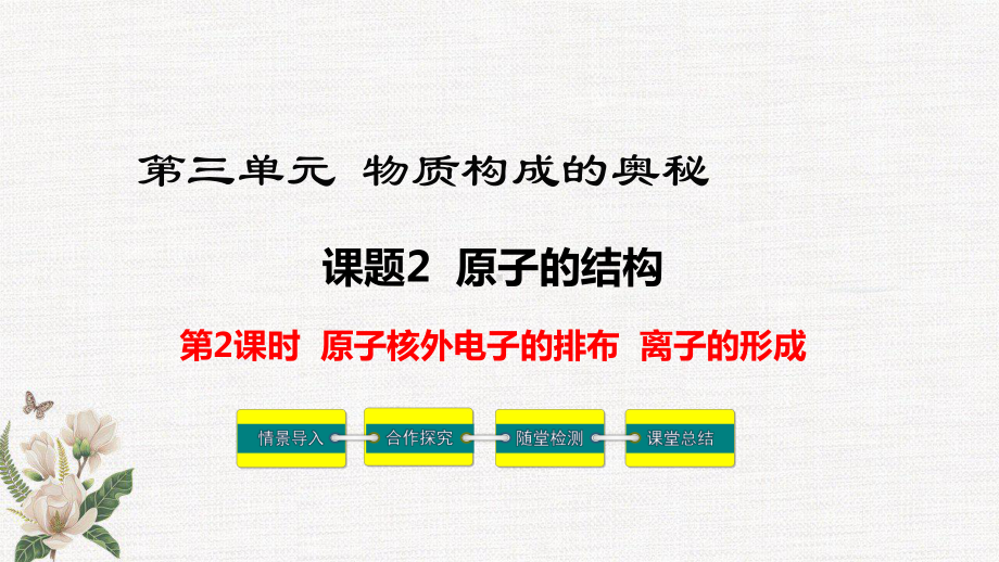 初中化学PPT课件：原子核外电子的排布-离子的形成.pptx_第1页