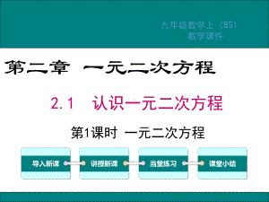 北师大版九年级数学上册第二章一元二次方程PPT教学课件.ppt