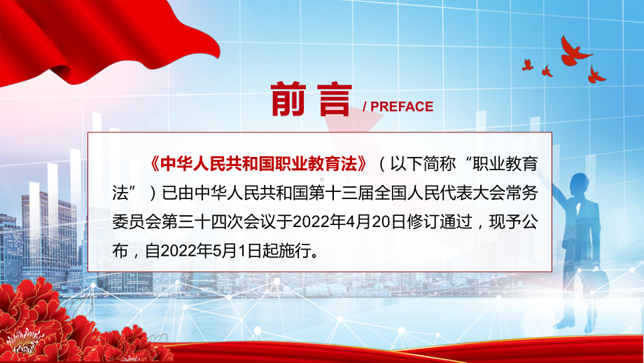 宣传教育2022年颁布《职业教育法》PPT《新版职业教育法》2022年新修订中华人民共和国职业教育法课件.pptx_第2页