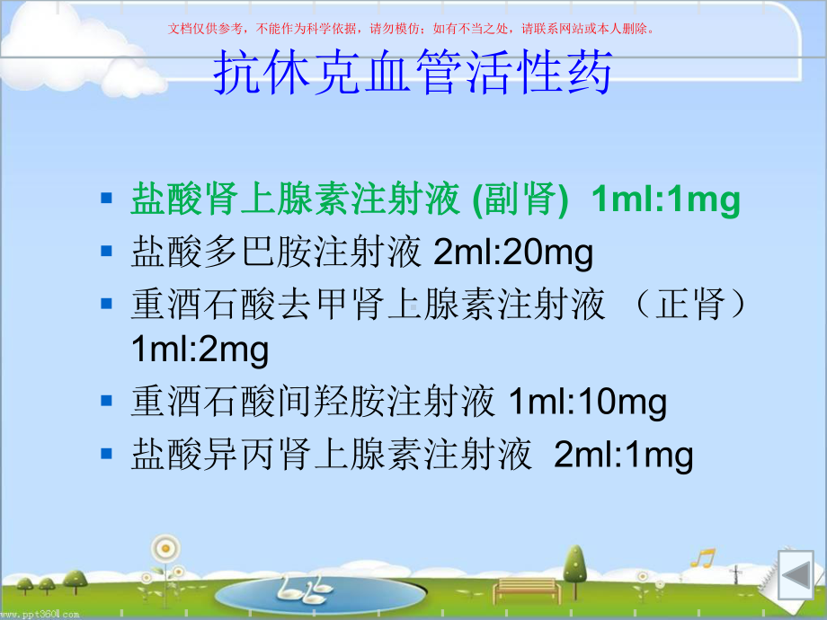 常用急救药品的药理作用和不良反应课件.ppt_第2页