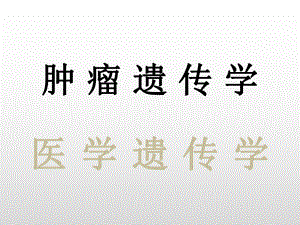 《肿瘤遗传学》PPT课件.ppt