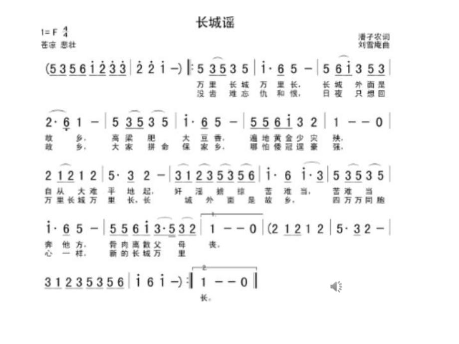 小学音乐欣赏《长城谣》-课件ppt课件.pptx_第3页