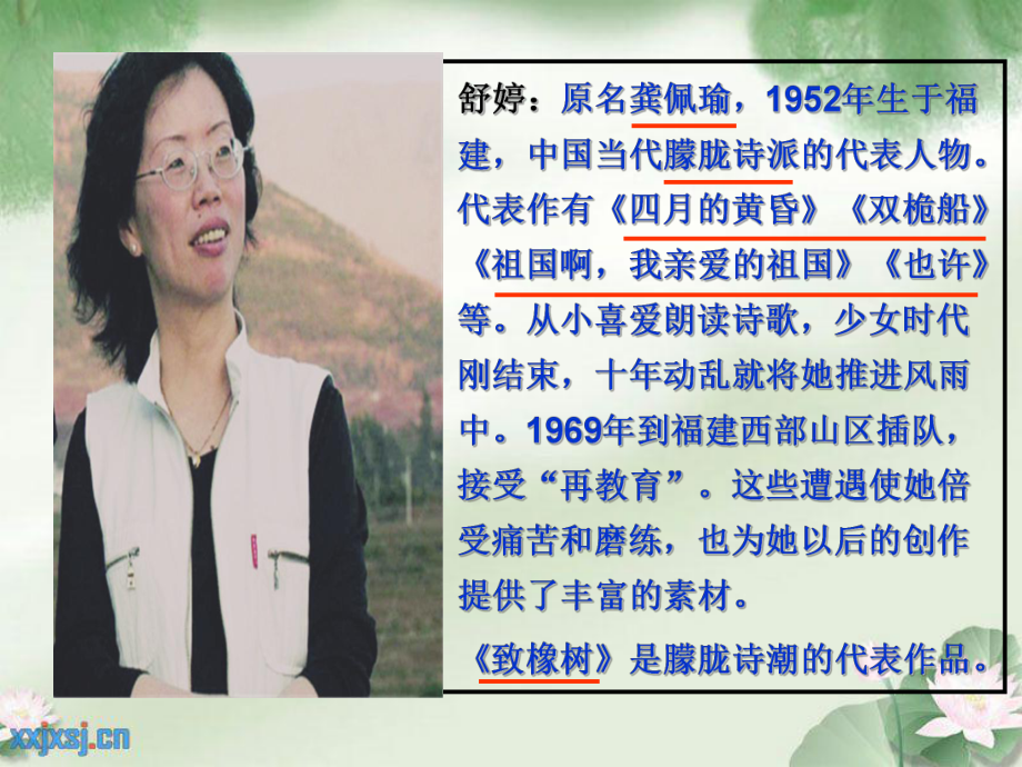 《致橡树》教学课件.ppt_第3页