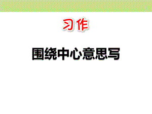 围绕中心意思写优质课公开课课件获奖(1)优质课公开课课件获奖.pptx