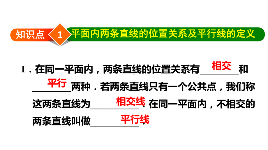 北师大版七年级数学下册第2章相交线与平行线PPT习题课件.pptx_第3页