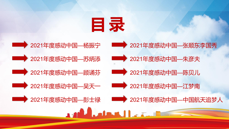 2022年度感动中国十大人物风感动中国2022年度十大人物介绍动态PPT教学课件.pptx_第2页