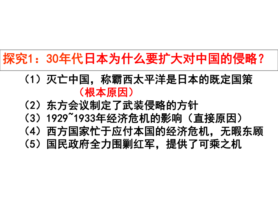 人民版高中历史必修一2.3《伟大的抗日战争》优质课件(共36页).ppt_第3页