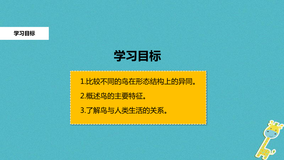 （人教版）最新年秋八年级生物上册5.1.6《鸟》ppt教学课件.ppt_第3页