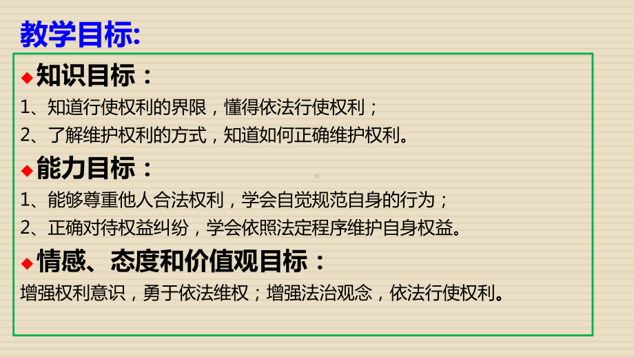 《道德与法治》八年级下册：依法行使权利课件(公开课)1.pptx_第3页