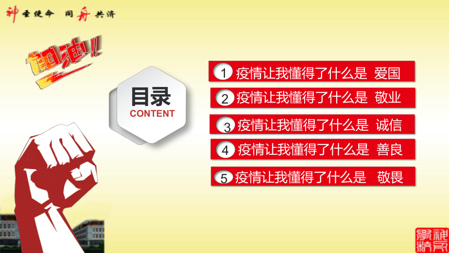 在“战疫”中成长：爱国主义教育—主题班会课件(31张).pptx_第2页