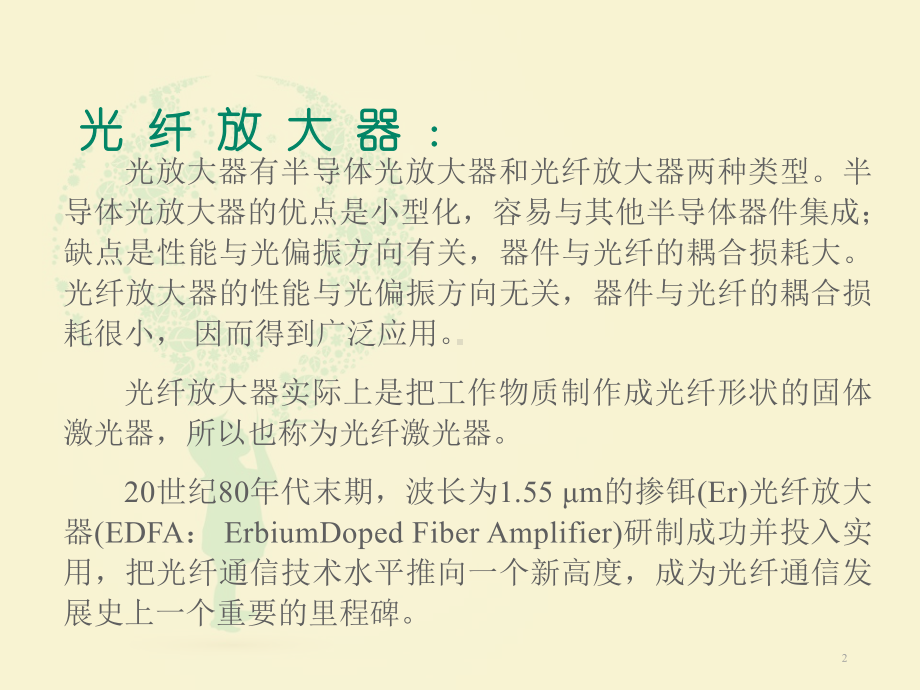 光纤通信放大器ppt课件.ppt_第2页