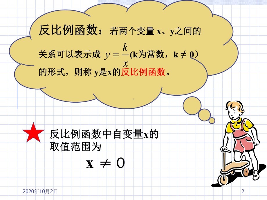 反比例函数的图象和性质(1)PPT课件.ppt_第2页