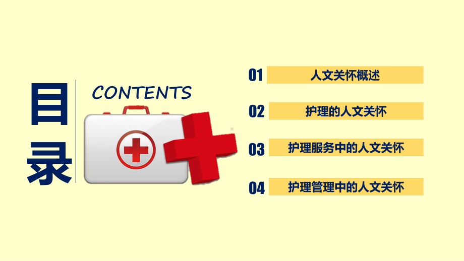 黄色简约卡通护士护理人文关怀培训PPT模板课件.pptx_第2页