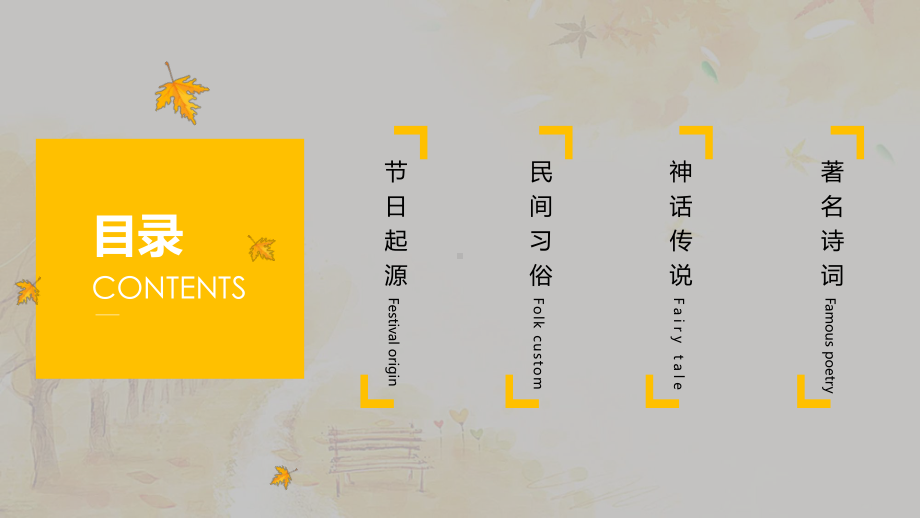 黄色简约九月九重阳节习俗介绍主题班会PPT模板课件.pptx_第2页