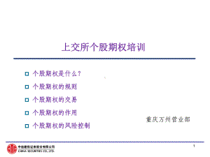 个股期权基础培训1精品资料课件.ppt