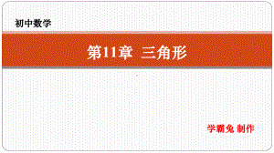 （初中数学）三角形(章节复习版)课件.pptx