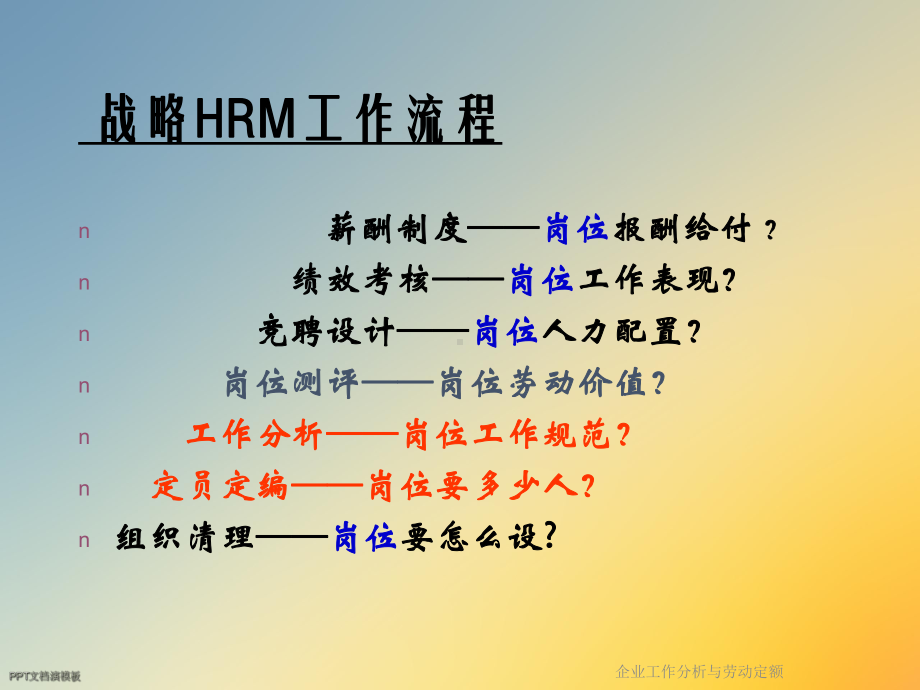 企业工作分析与劳动定额课件.ppt_第2页