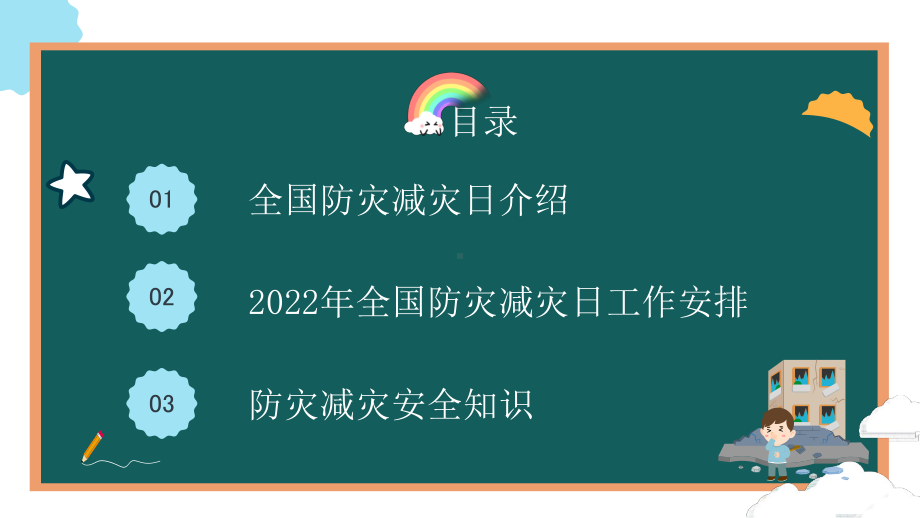 黑板风校园512防灾减灾安全教育班会-减轻灾害风险守护美好家园PPT课件（带内容）.pptx_第2页