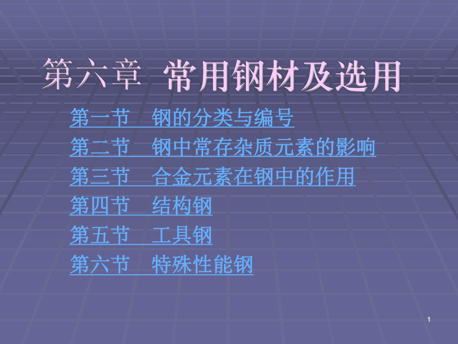 常用钢材及选用.ppt课件.ppt_第1页