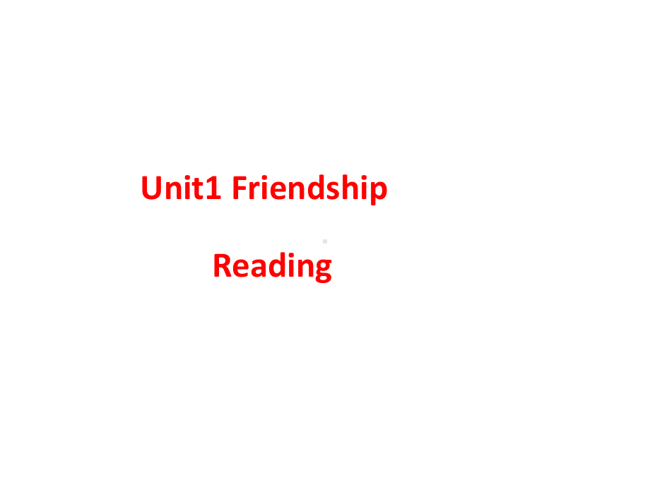 人教课标版高中英语必修1Unit1-Warming-up-and-reading(共29张PPT)课件.pptx_第1页