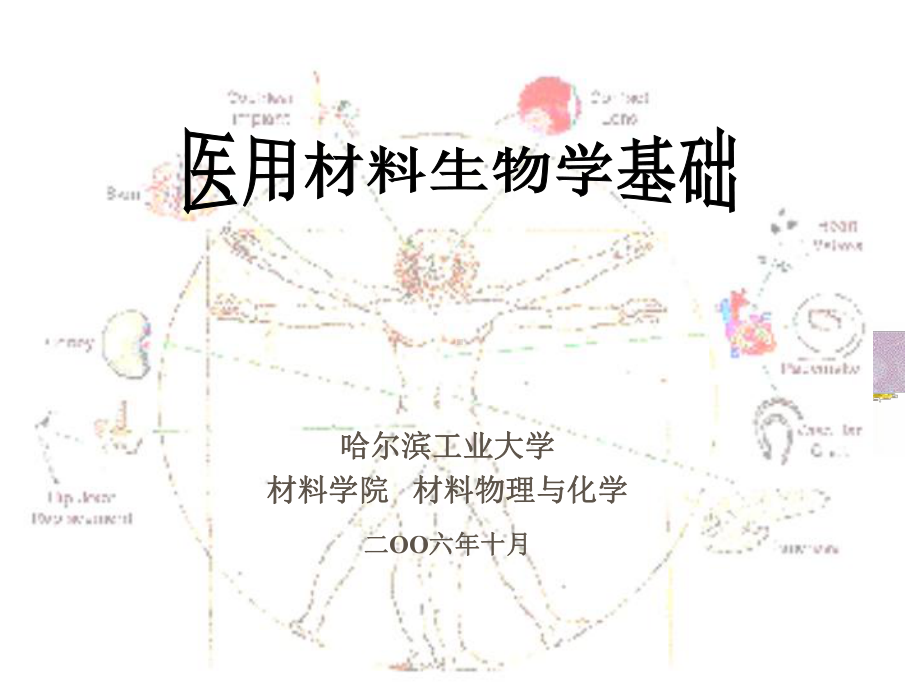 医用材料生物学基础-第三章医用植入材料与人体间的相互作用1.课件.ppt_第1页