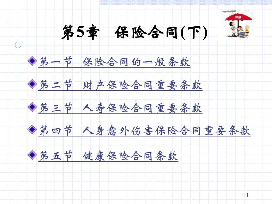 保险学教程(第5章)保险合同(下)课件.ppt_第1页