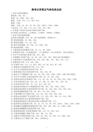 高考化学常见气体性质总结（共32类）.doc