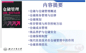 仓储管理战略规划与运营仓储商务管理与法律课件.pptx