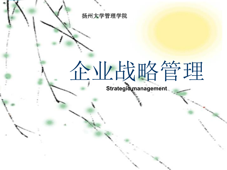 企业战略管理第一章-战略与战略管理sun课件.ppt_第1页