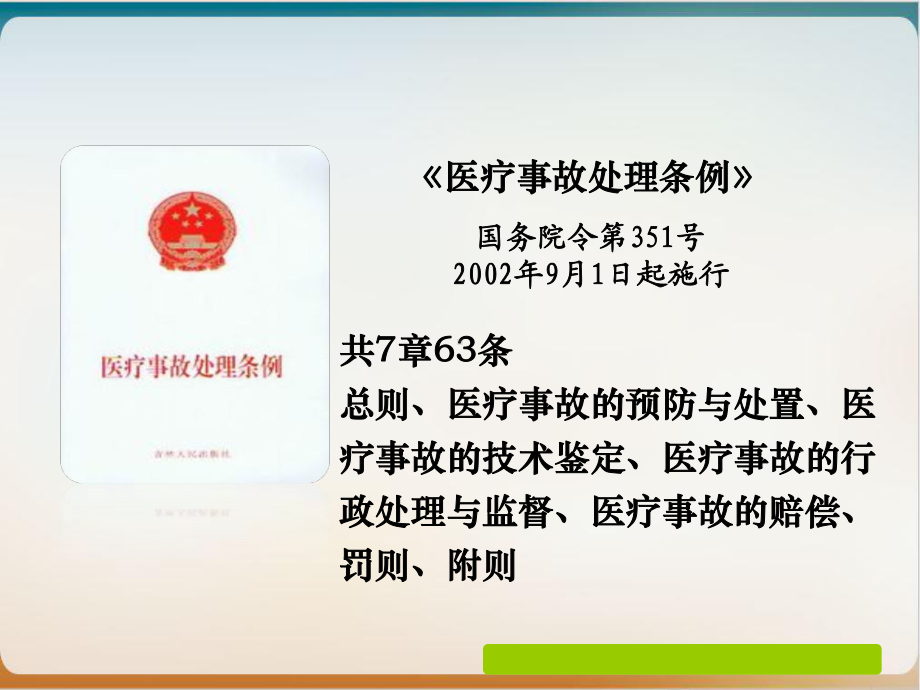 医疗事故处理条例实用PPT课件.ppt_第2页