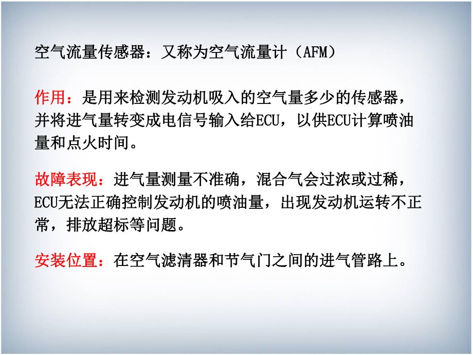 任务二空气流量传感器检测及维修课件.ppt_第3页