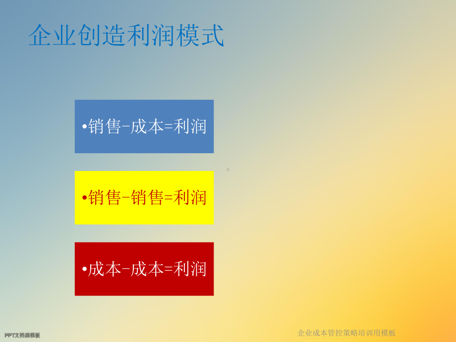 企业成本管控策略培训用模板课件.ppt_第2页