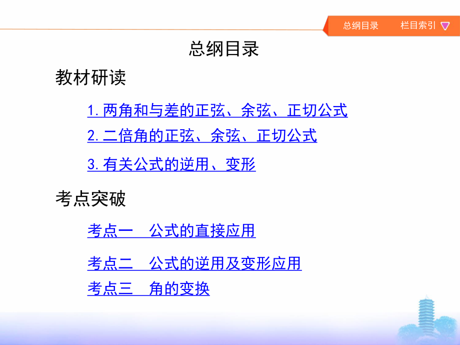 两角和与差的正弦、余弦和正切公式及二倍角公式PPT课件.pptx_第2页