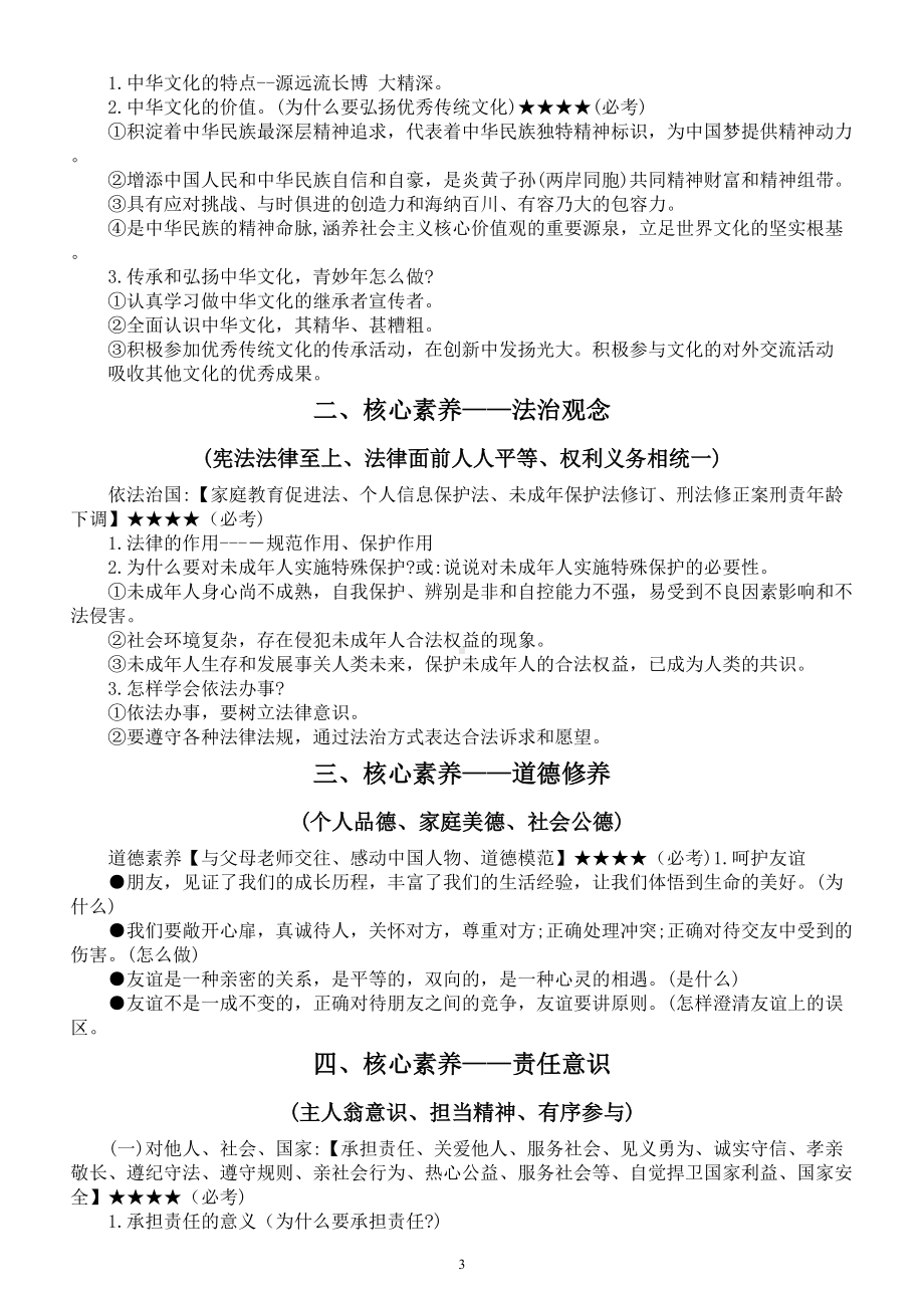 初中道德与法治部编版2022年中考时政热点复习资料（共七个方面）.doc_第3页