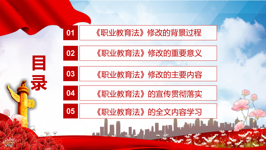 学习解读2022年颁布《职业教育法》新修订中华人民共和国职业教育法PPT汇报课件.pptx_第3页