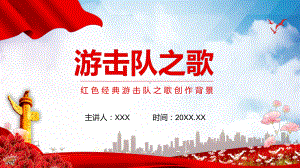 红色经典游击队之歌创作背景介绍图文PPT讲解.pptx