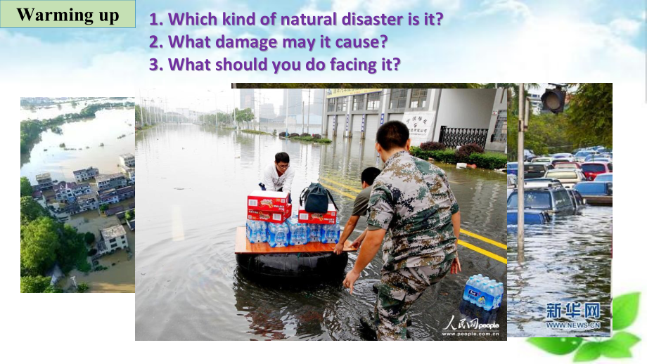 Unit 2 Integrated skills Continuing a story about a flood ppt课件-（2020）新牛津译林版高中英语必修第三册.rar