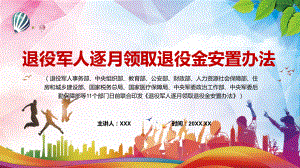 推进军官职业化的重要保障2022年《退役军人逐月领取退役金安置办法》PPT讲义课件.pptx