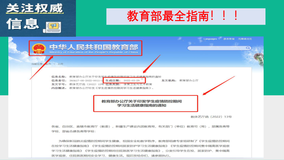 疫情防控期间学校和居家学习生活指南ppt课件-2022年高中主题班会.pptx_第2页