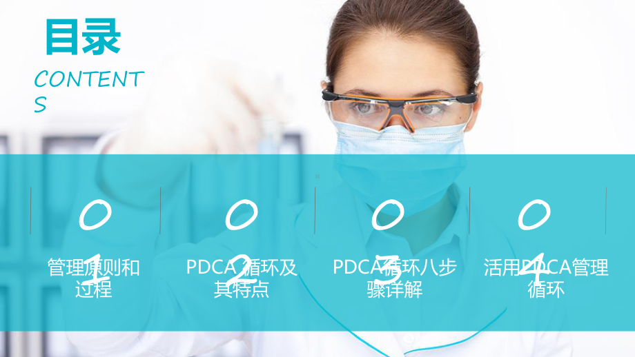 蓝色简约医疗PDCA循环及其在管理中的应用PPT素材.pptx_第2页