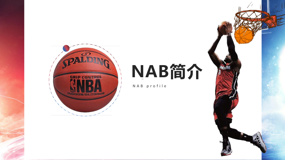 酷炫多彩美国职业篮球联赛NBA简介PPT素材.pptx_第3页